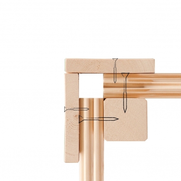 KARIBU SONARA Massivholzsauna