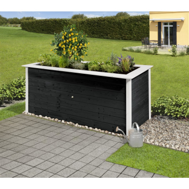 Preview: Weka Profi-Hochbeet 669 mit Stauraum und Ablage in vier Farben