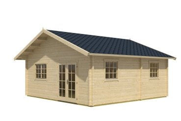 Weka Weekendhaus 703 mit Schlafboden - 70 mm in drei Grössen