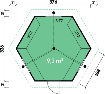 Preview: Wolff Finnhaus Grillkota Knud 3228