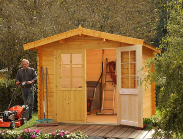 Preview: Wolff Finnhaus Gartenhaus Berit 2424