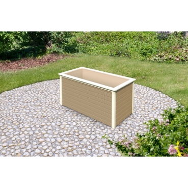 Karibu Hochbeet 2 -  sandbeige