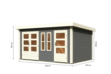 Preview: Woodfeeling 38mm BBH Schönbuch 2 in natur und terragrau