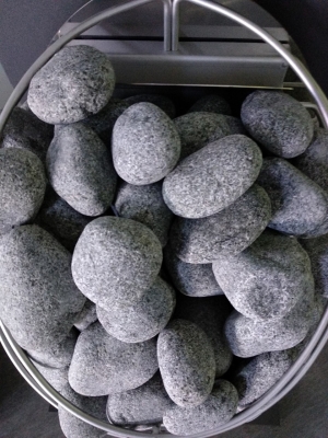 Wolff Finnhaus Premium Saunaofen stehend 9 kW mit Steinen