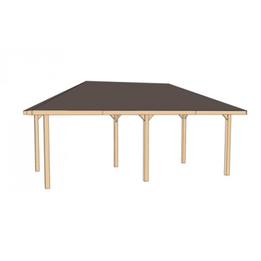Weka Gartenoase/Carport 651 B in 3 Grössen