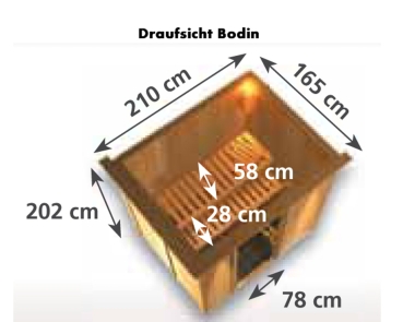 KARIBU BODIN Systemsauna