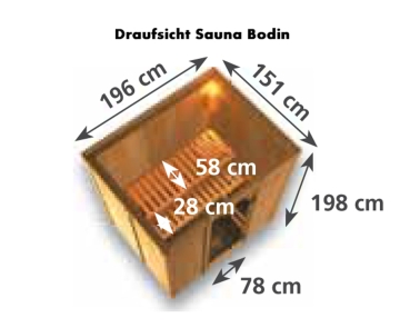 KARIBU BODIN Systemsauna