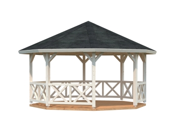 Palmako Pavillon Betty 18,0 m² naturbelassen