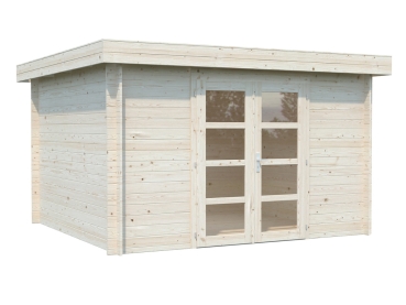 Palmako Blockbohlenhaus Elsa 9,6 m² 28 mm naturbelassen