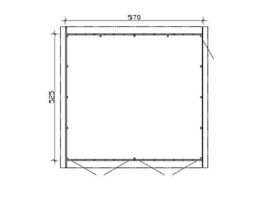Skan Holz 45 mm Garage Holzgarage Varberg 1/2/3