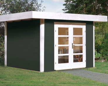 Weka 28 mm Designhaus 126+ mit extra hoher Tür - 28 mm Grösse 2