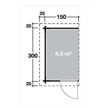 Wolff Finnhaus Anbauschuppen Flachdach/Satteldach