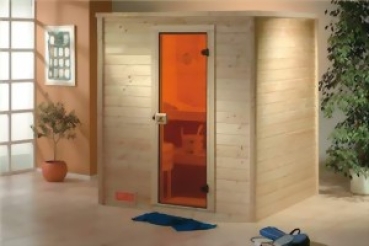 weka BERGEN 1 Massivholzsauna Trend