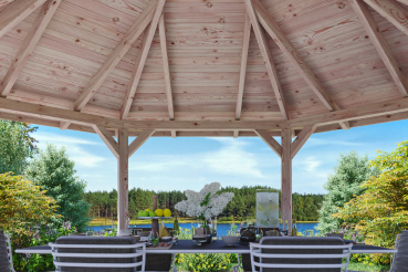 Preview: Skanholz Pavillon Colmar 3, Douglasie,natur