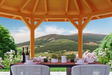 Skanholz Pavillon Nancy 1, Leimholz, eiche hell