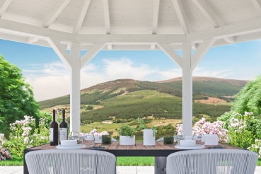 Skanholz Pavillon Nancy 1, Leimholz, weiss