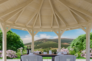 Preview: Skanholz Pavillon Nice 2, Leimholz, natur