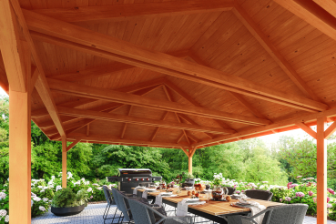 Skanholz Pavillon Orleans 1, Leimholz, eiche hell