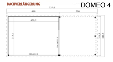 Preview: Domeo Dachverlängerung