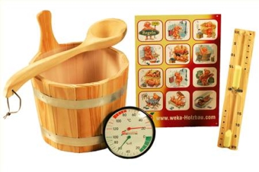 Weka Sauna Zubehör Set 5-teilig