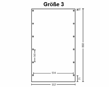 Preview: SkanHolz Doppelcarport Profil Friesland  557 x 860 cm