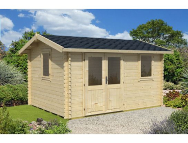 Lasita Maja Gartenhaus DEVONSHIRE 400x300 cm, 44mm Bohlen ISO