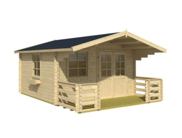 Lasita Maja Gartenhaus LUNA 2 mit Terrasse