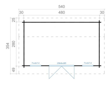 Preview: Lasita Maja Gartenhaus OXFORDSHIRE 53