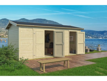 Lasita Maja Gartenhaus TUVALU XL inkl. Boden