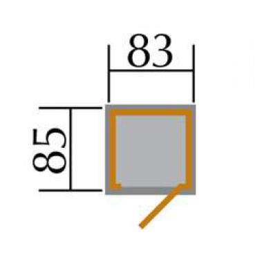 Weka 14 mm Garten- und Terrassenschrank 351 und 357  mit Satteldach in 2 Grössen