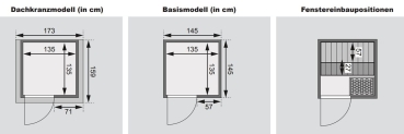 Woodfeeling Sauna Sandra - 38 mm Massivholz Aktionssauna