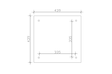 Preview: Skanholz Pavillon Cannes 2, Leimholz, nussbaum