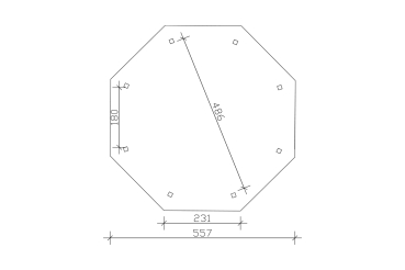 Preview: Skanholz Pavillon Nancy 3, Leimholz, nussbaum