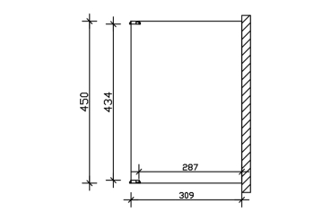 Terrassenüberdachung Novara 450 x 309 cm, Leimholz, natur + 4 Lasuren/Grundanstrich nach Wahl