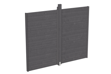 Preview: Wand für Pavillon Toulouse 270 x 209 cm, natur + 4 Farben