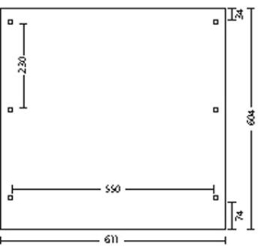 Preview: Skanholz 120er Doppel-Carport Spessart 611x604cm
