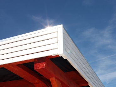 Skanholz 120er Doppel-Carport Spessart mit Abstellraum 611x846cm