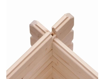 Karibu Gartenhaus Bayreuth 3 inkl. Vordach und Terrasse