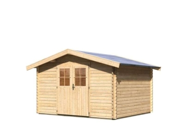Preview: Karibu Gartenhaus Mühlheim 4 natur in 40mm