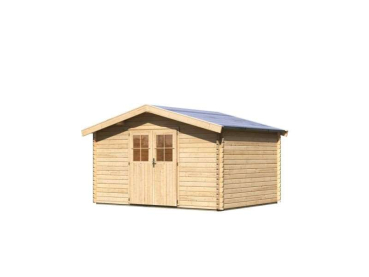 Preview: Karibu Gartenhaus Mühlheim 5 natur in 40mm