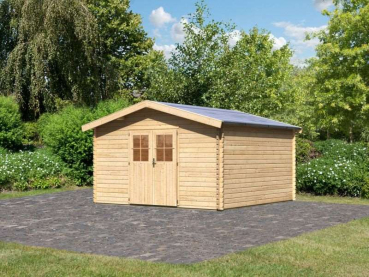 Preview: Karibu Gartenhaus Mühlheim 6 natur