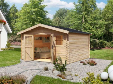 Karibu Gartenhaus Mühlheim 6 natur