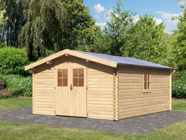 Karibu Gartenhaus Mühlheim 7 natur