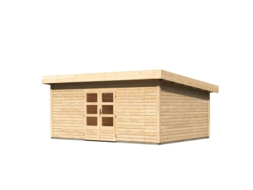 Karibu Gartenhaus Northeim 6 natur 38 mm