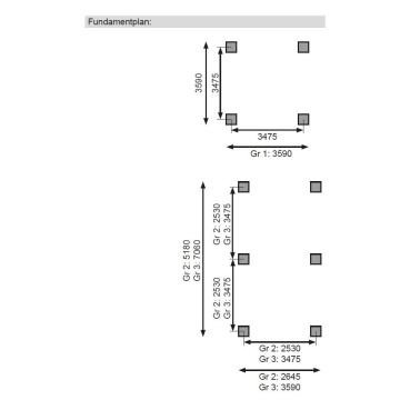Preview: Karibu Pavillon Carport Kirn 3 - KDI