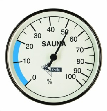 KARIBU Hygrometer CLASSIC mit Metallgehäuse