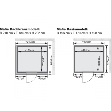 Preview: Karibu Daria Fronteinstieg 230 Volt
