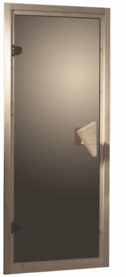 KARIBU Türelement mit bronziertem Sicherheitsglas