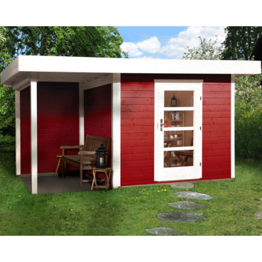 Weka 28 mm Designhaus Lounge 2 mit Anbau (150 cm) Gr.1