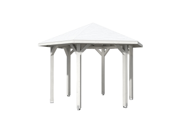 Preview: Skanholz Pavillon Nancy 2, Leimholz, weiss